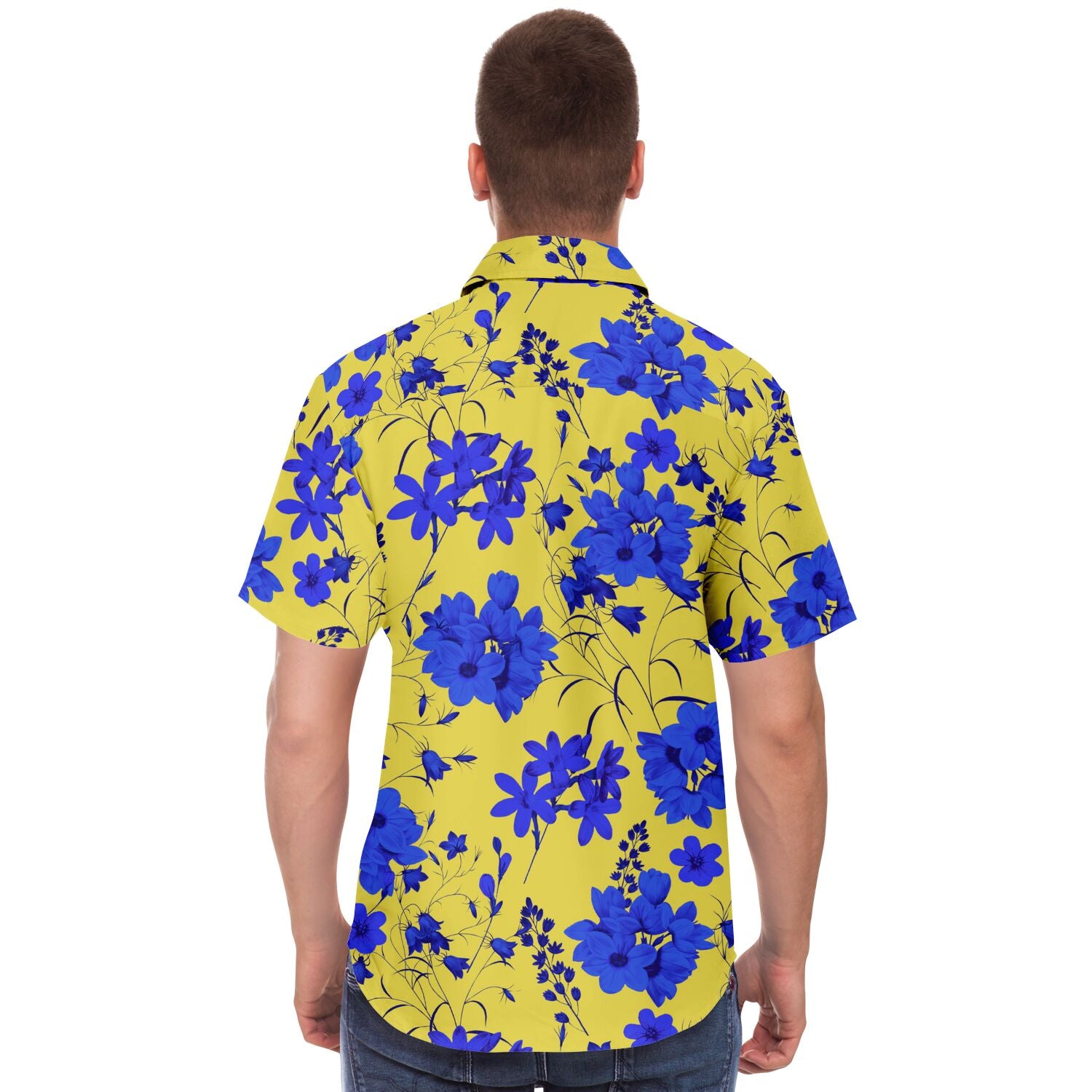 chemise décontractée homme à fleurs
