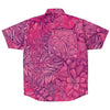 vêtement homme fleurs roses manches courtes