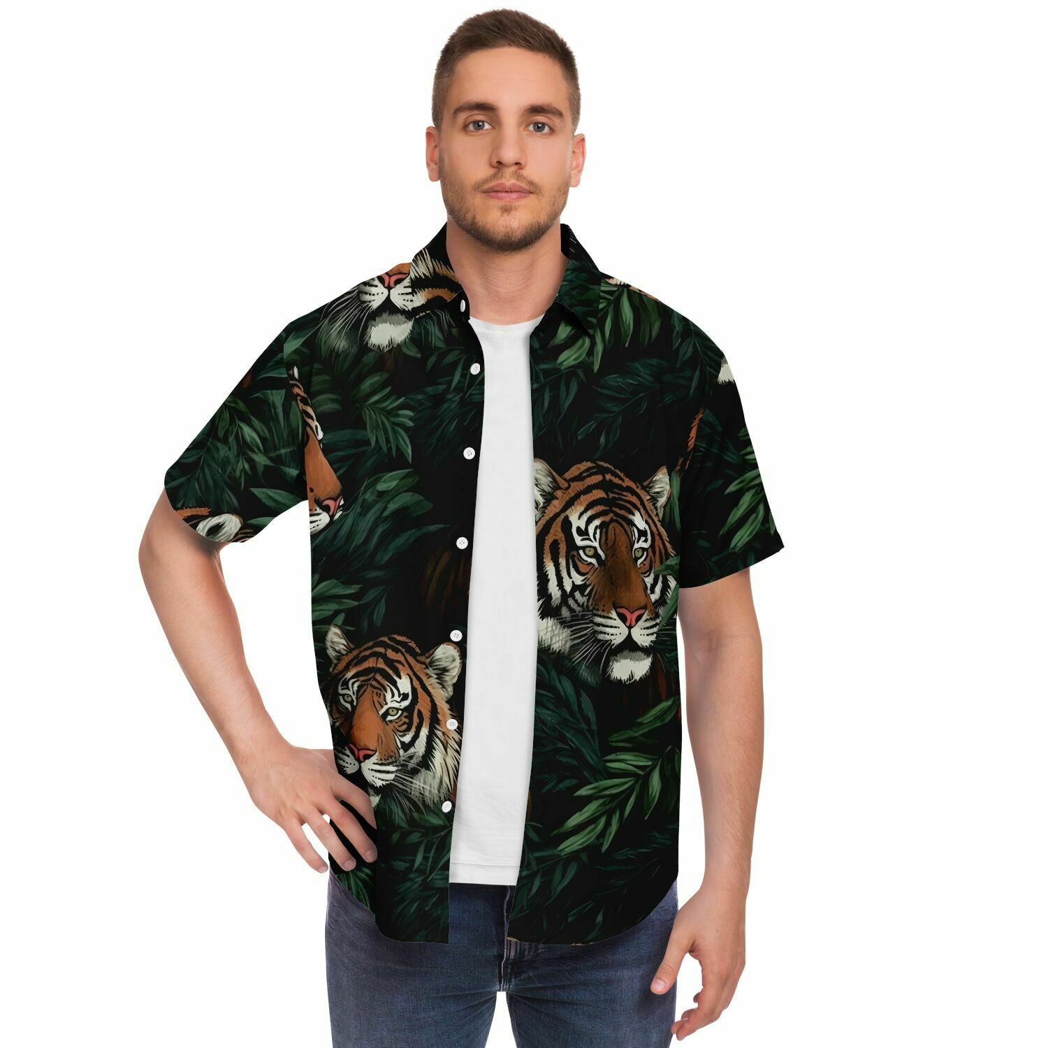 chemise tendance tigre homme