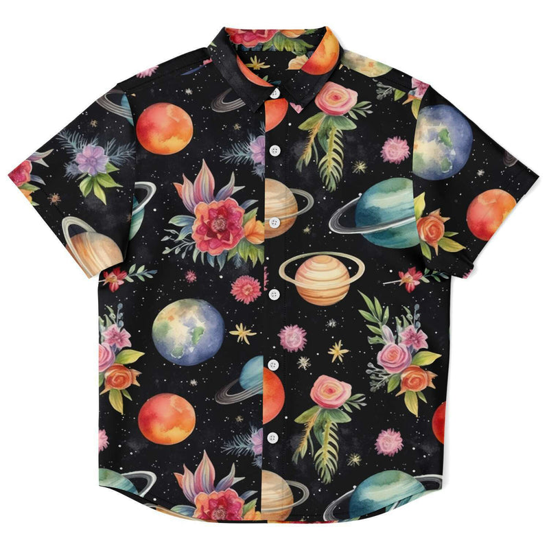 Chemise Garçon Originale De L'espace Manches Courtes