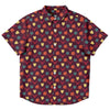 chemise élégante garçon bordeaux