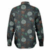 chemise homme fleurs colorées manches longues