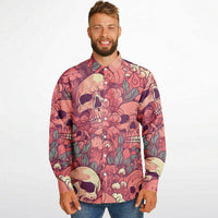 chemise casual homme têtes de morts