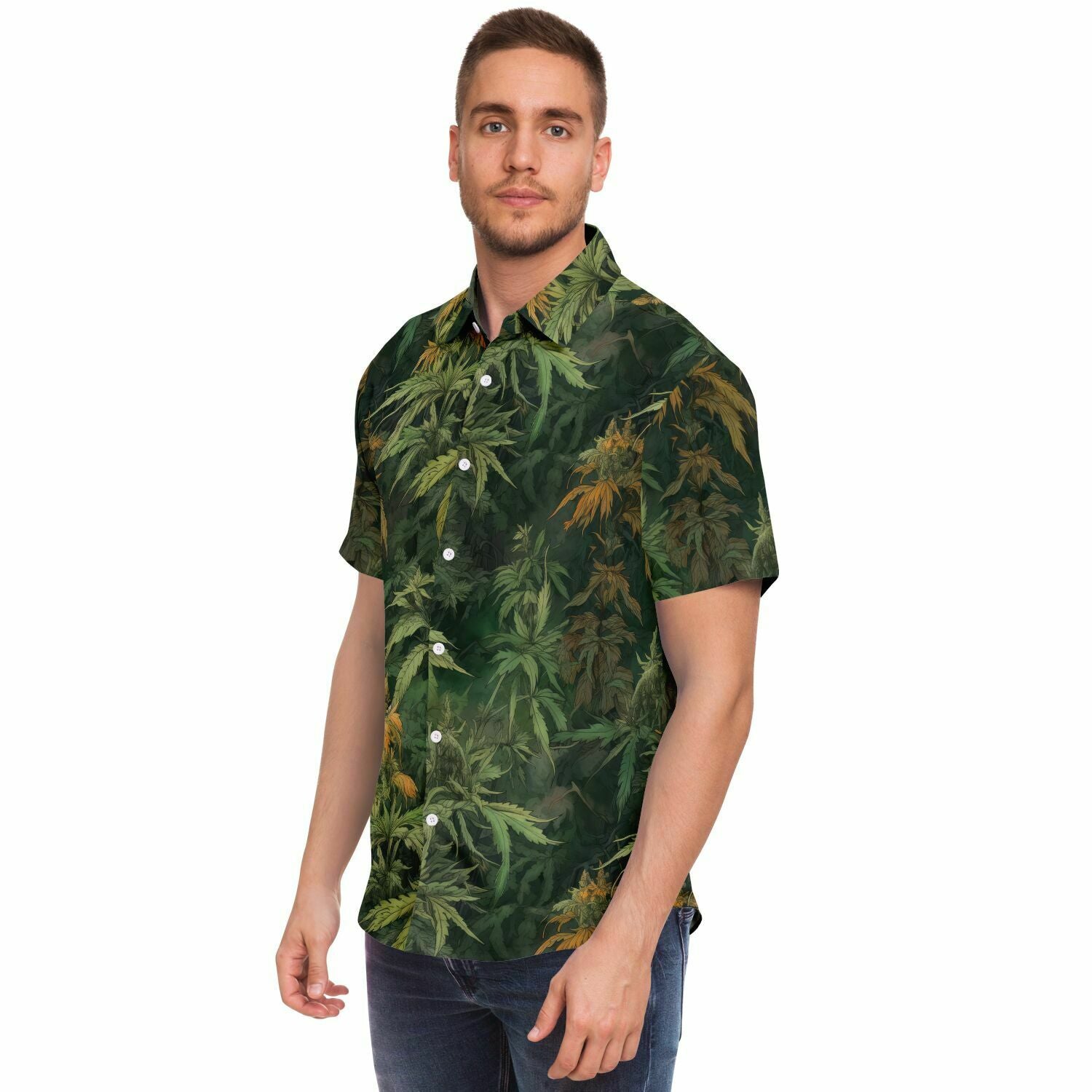 chemise estivale homme cannabis