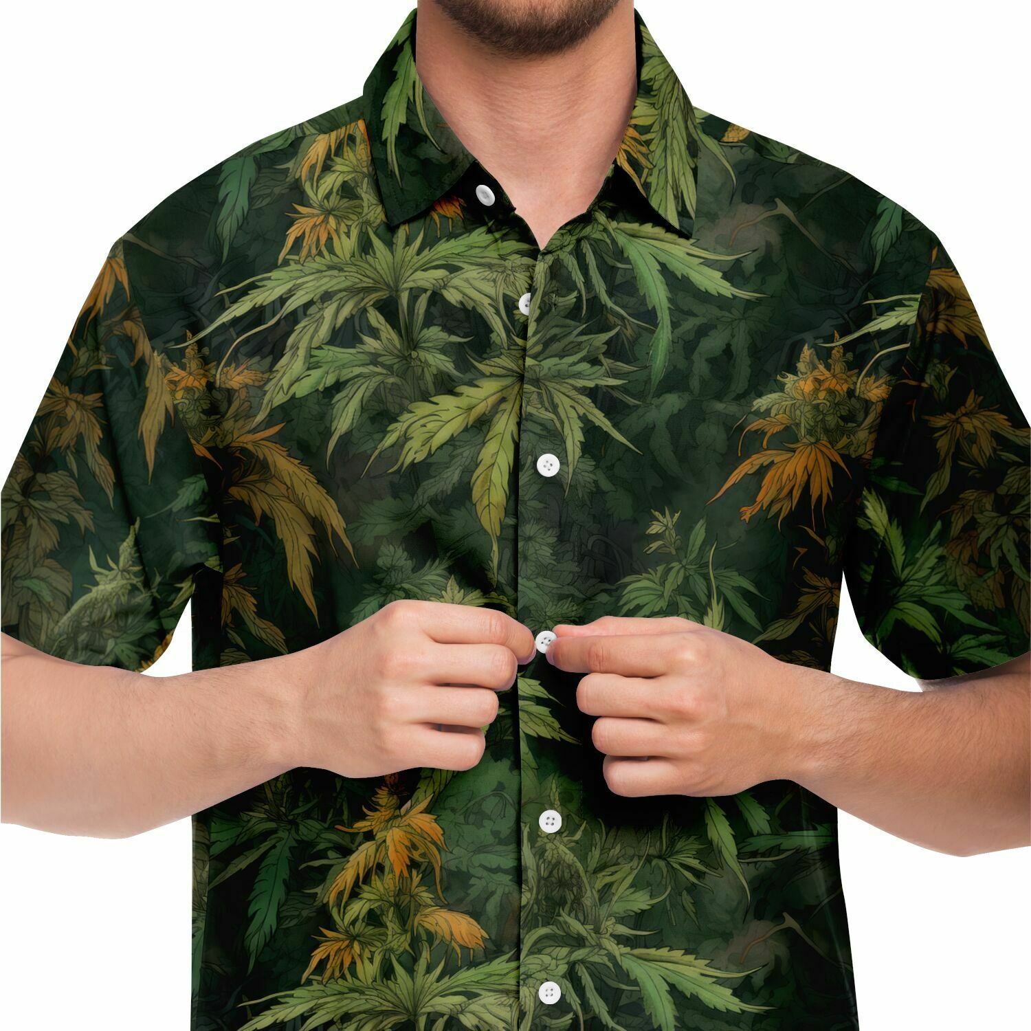 chemise tendance homme cannabis