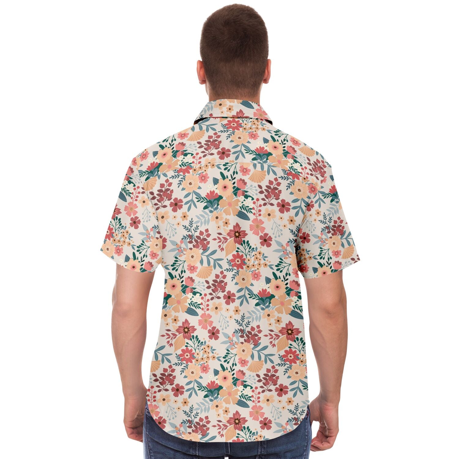 mode masculine chemise à fleurs