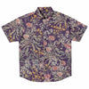 chemise à manches courtes fleurs