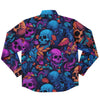 chemise fluo tête de mort homme