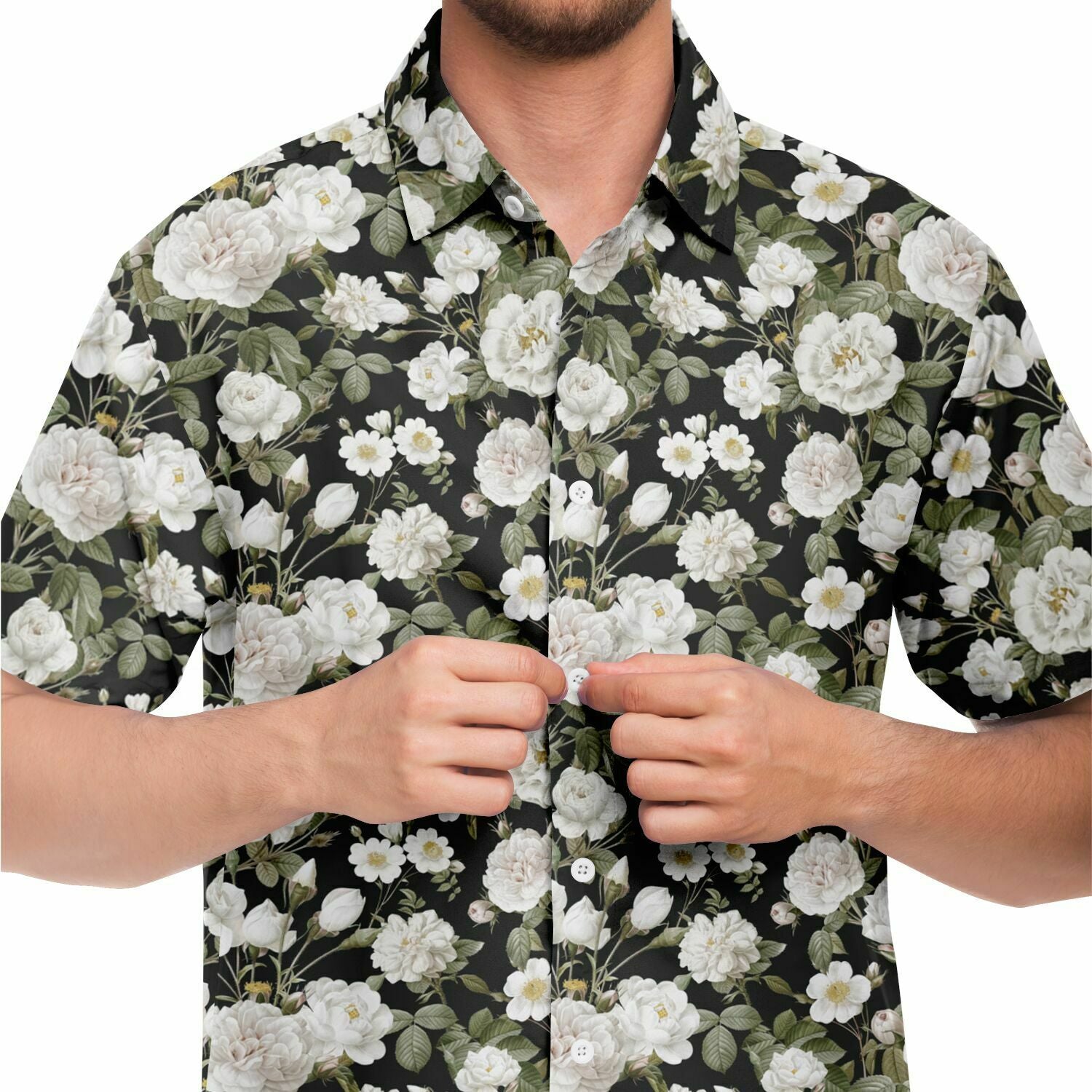 chemise à fleurs moderne pour homme