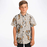 mode enfantine chemise tigres