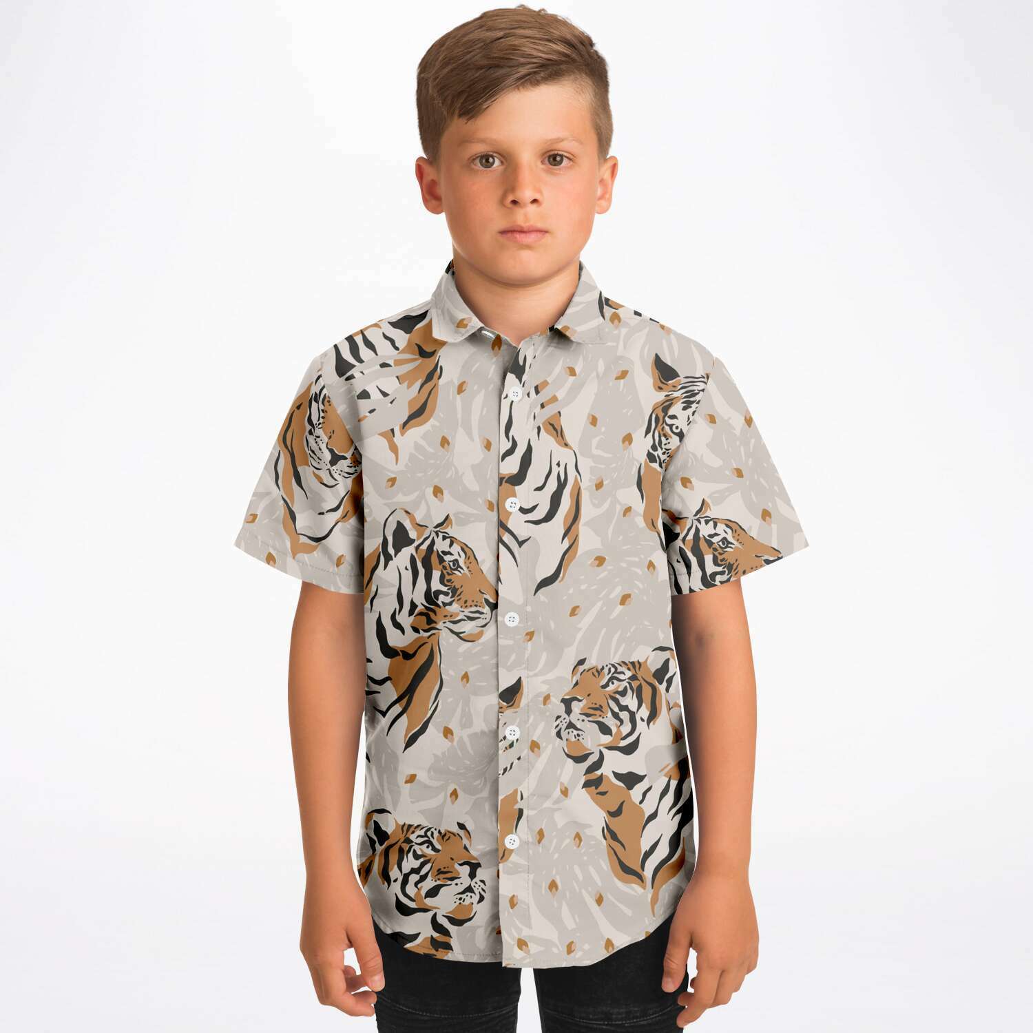 mode enfantine chemise tigres