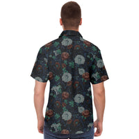 chemise floral à manches courtes
