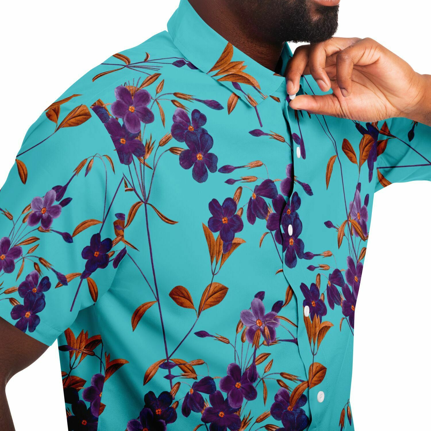 chemise à fleurs pour un look casual
