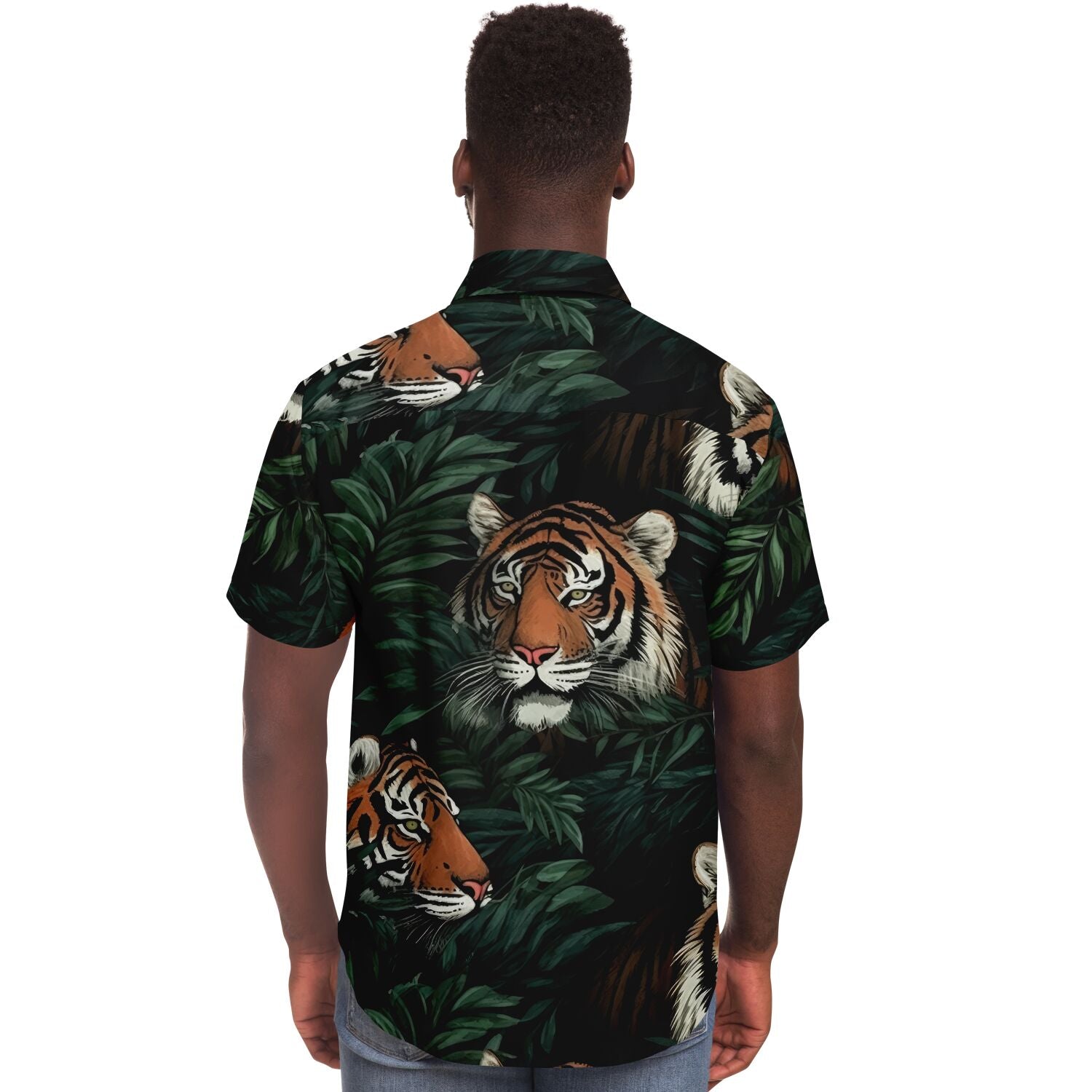 style urbain chemise homme tigre
