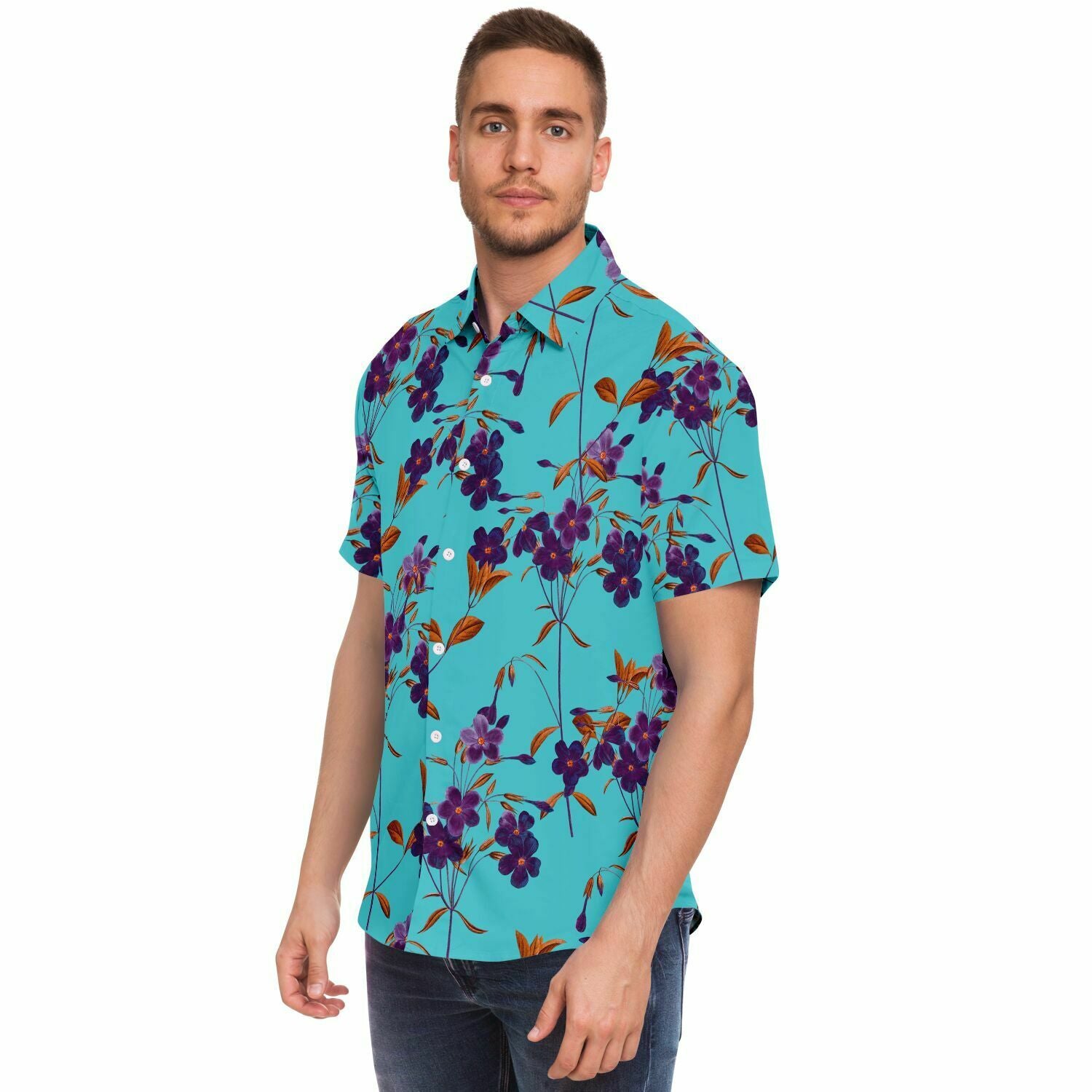 vêtement homme fleurs