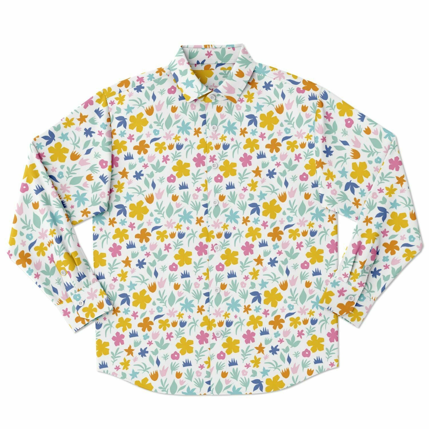 chemise à imprimé floral pour homme
