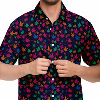 chemise stylée homme automne manches courtes