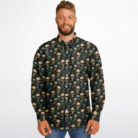 chemise à têtes de morts en coton