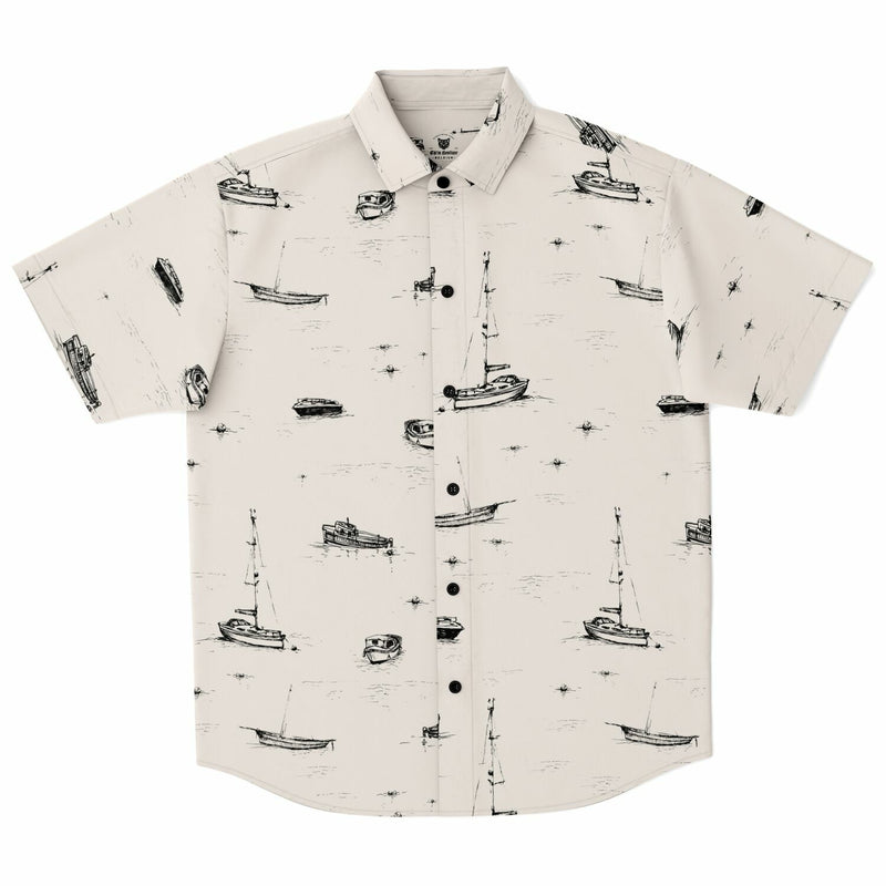 chemise tendance homme manches courtes