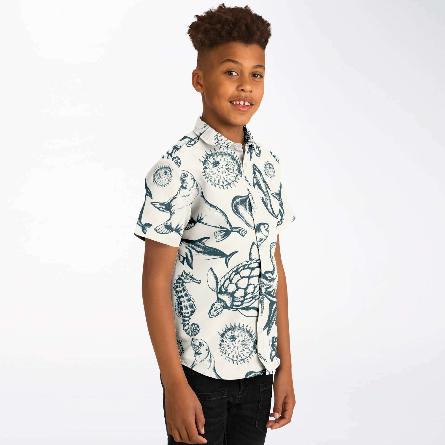 chemise garçon estivale manche courte