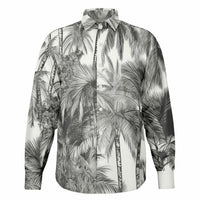 vêtement homme chemise palmiers manches longues