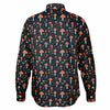 chemise homme avec motif de champignons