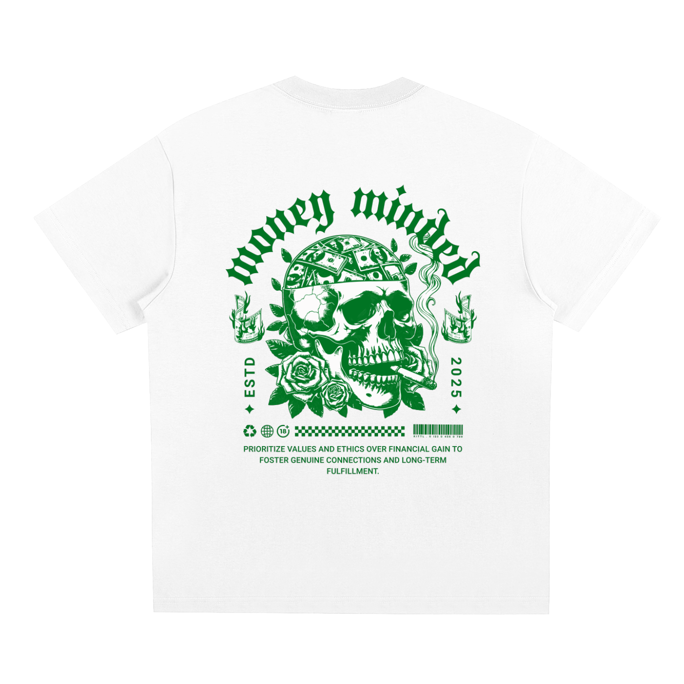 T-Shirt homme - Money minded (Esprit d'argent)