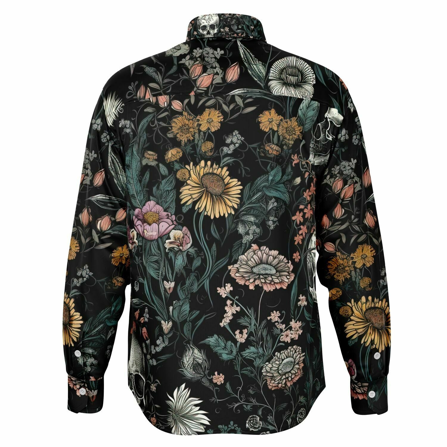 vêtements homme têtes de morts manches longues