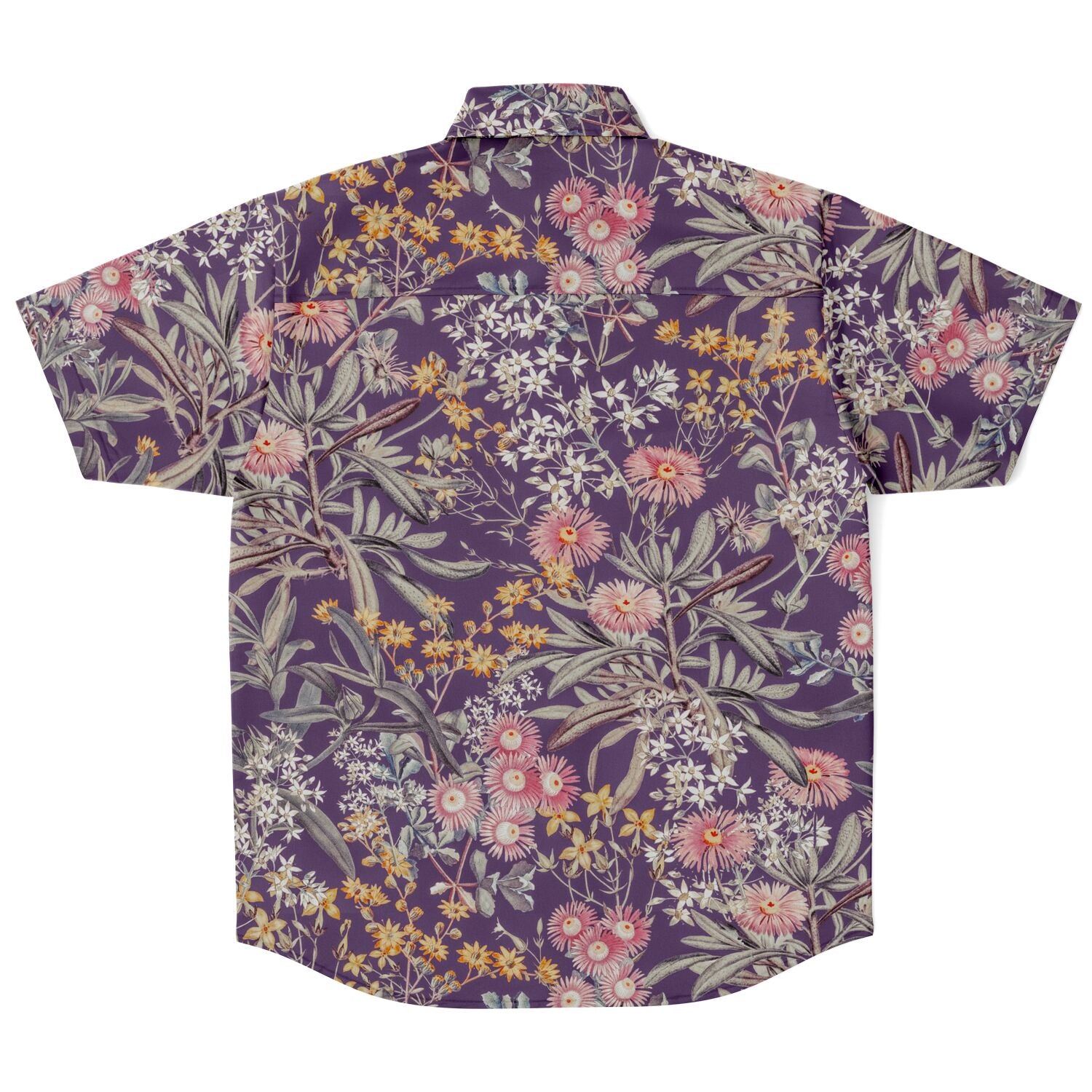men's short sleeve floral shirt