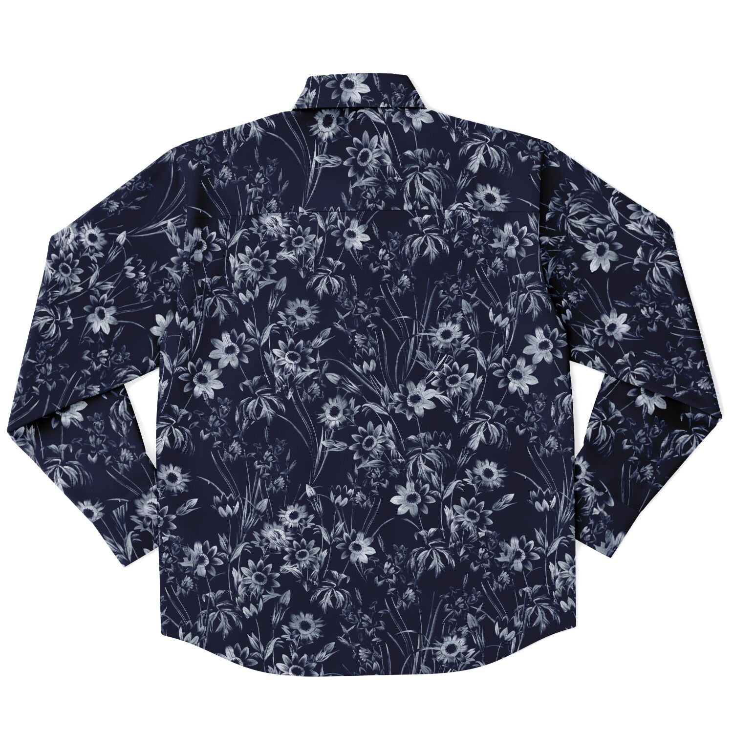 vêtements homme chemise floral bleu marine