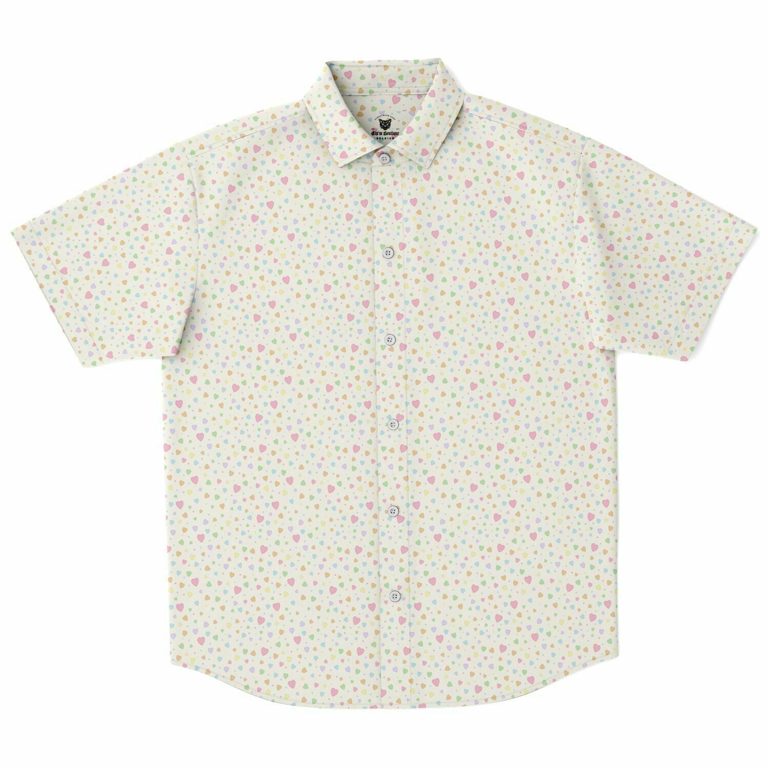 Chemise homme manches courtes à fleurs