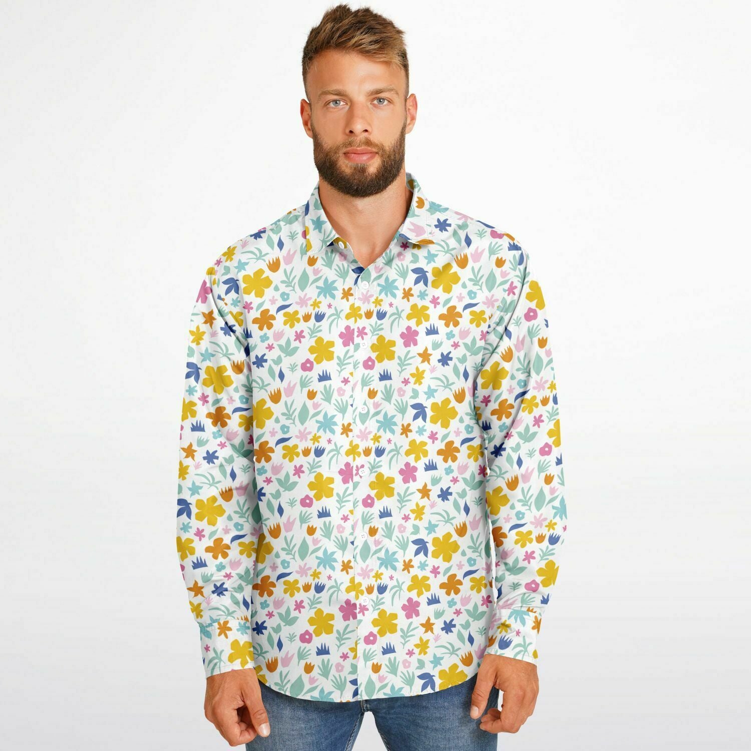 chemise homme design floral