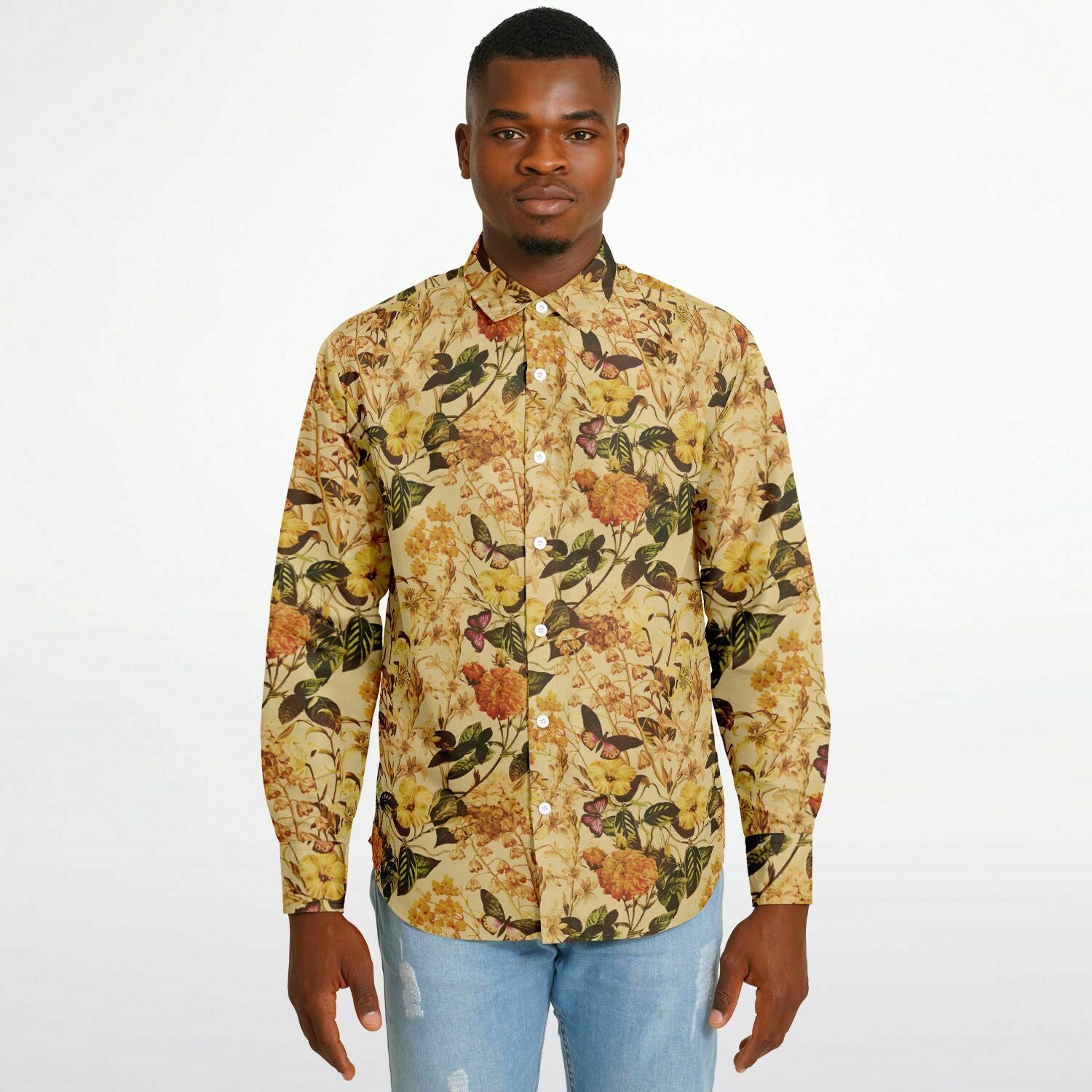chemise homme style décontracté floral