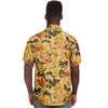 CHEMISE HOMME original flora beige MANCHES COURTES