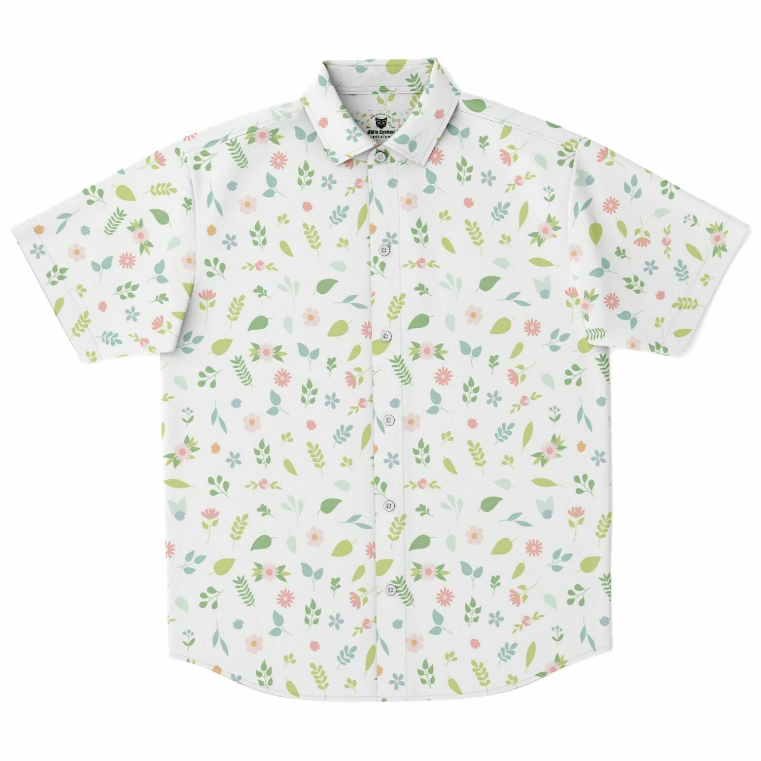 Chemise Homme Manches Courtes À Fleurs