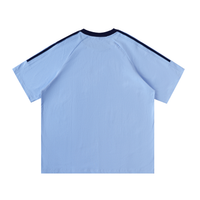 T-shirt Bandes Contrastantes Original Noir — Coton Streetwear Belge