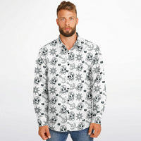 Chemise Homme blanche style pirate - Manches Longues