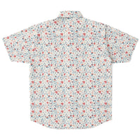 chemise homme style tropical à fleurs
