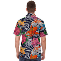 vêtements homme motifs carpes koï