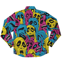 chemise manches longues homme fluo