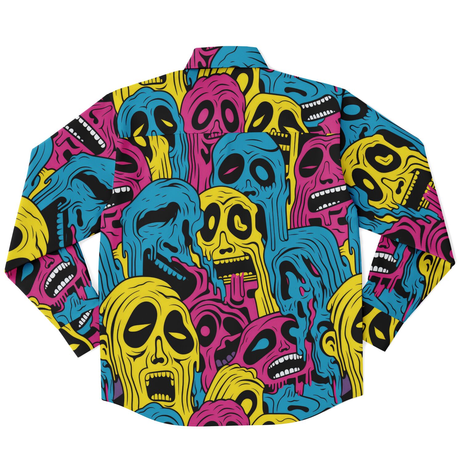 chemise manches longues homme fluo