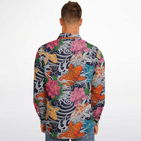 chemise élégante pour homme motifs carpes koï