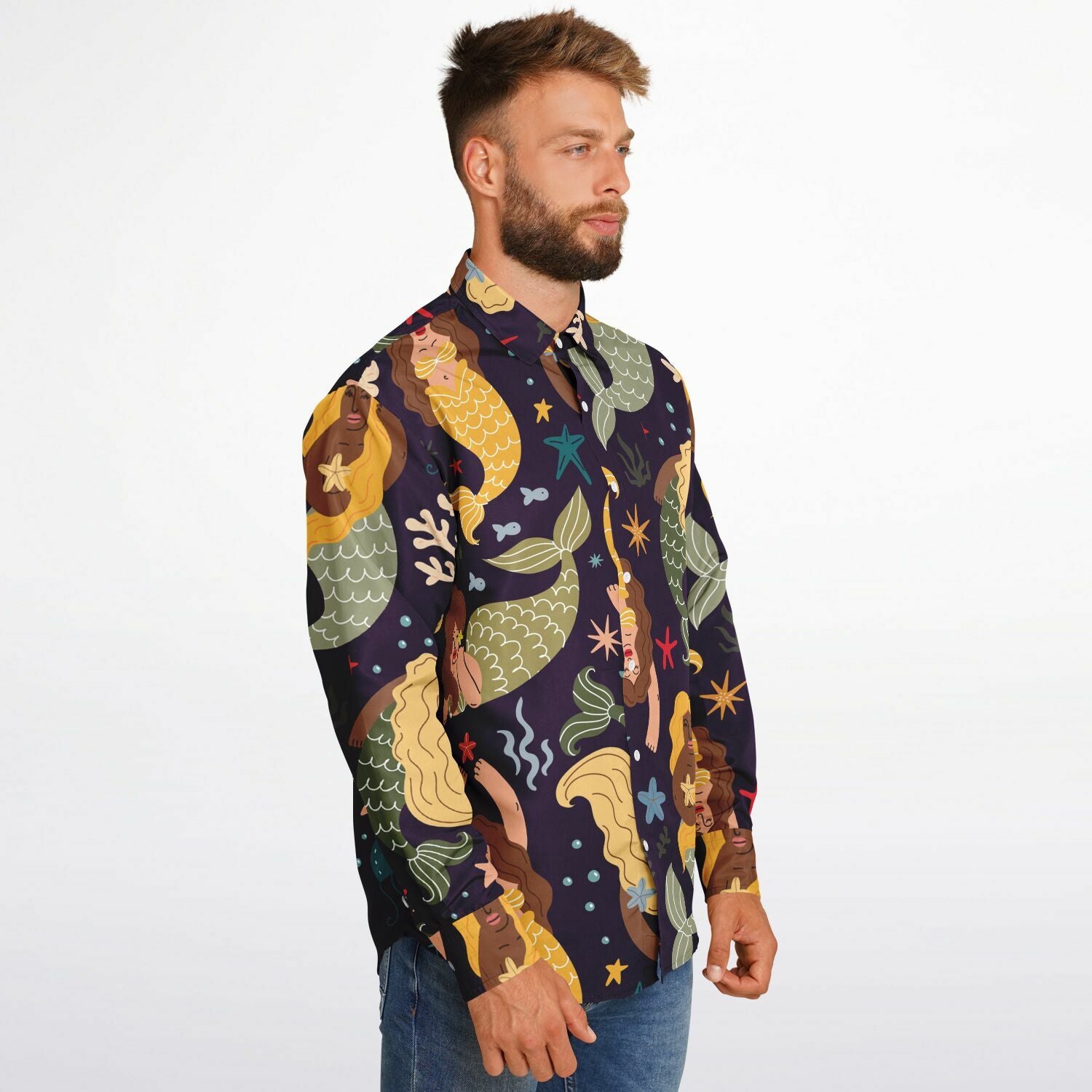 vêtement homme chemise style sirène