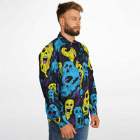 tenue masculine fantome fluo manches longues