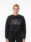 Sweat-shirt court Snow Washed Raw Edge - "MADE IN BELGIUM WITH LOVE"