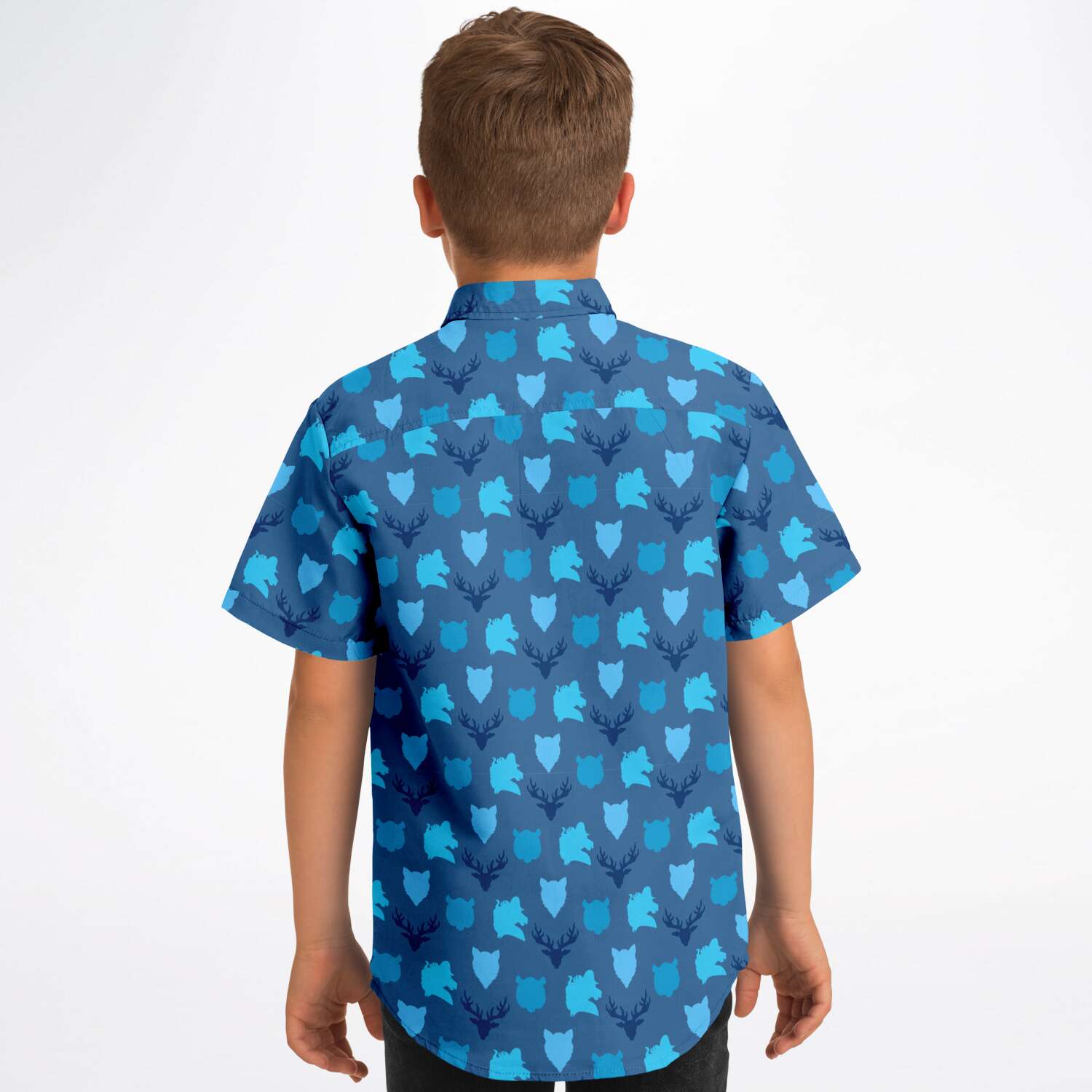 vêtement garçon bleu ciel manches courtes