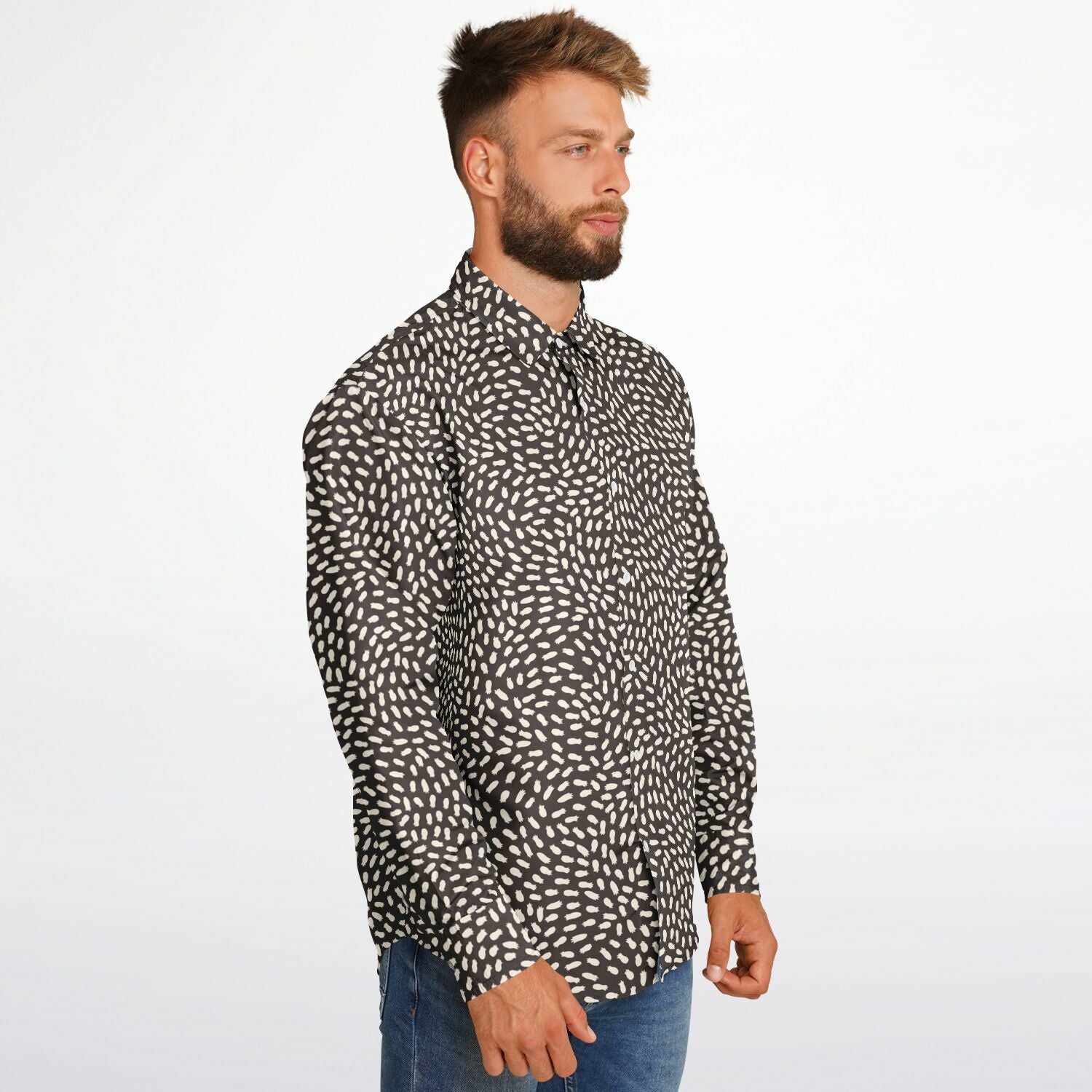 chemise homme à pois ultra tendance