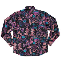 chemise homme à manches longues design floral