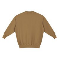 Dos de la robe sweat femme camel