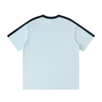 T-shirt Bandes Épaule Original Noir — Streetwear Casual Belge